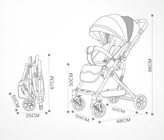 Good Baby 軽量ポケット ポータブル アルミニウム ベビー 子供 キッズ ベビーバギー